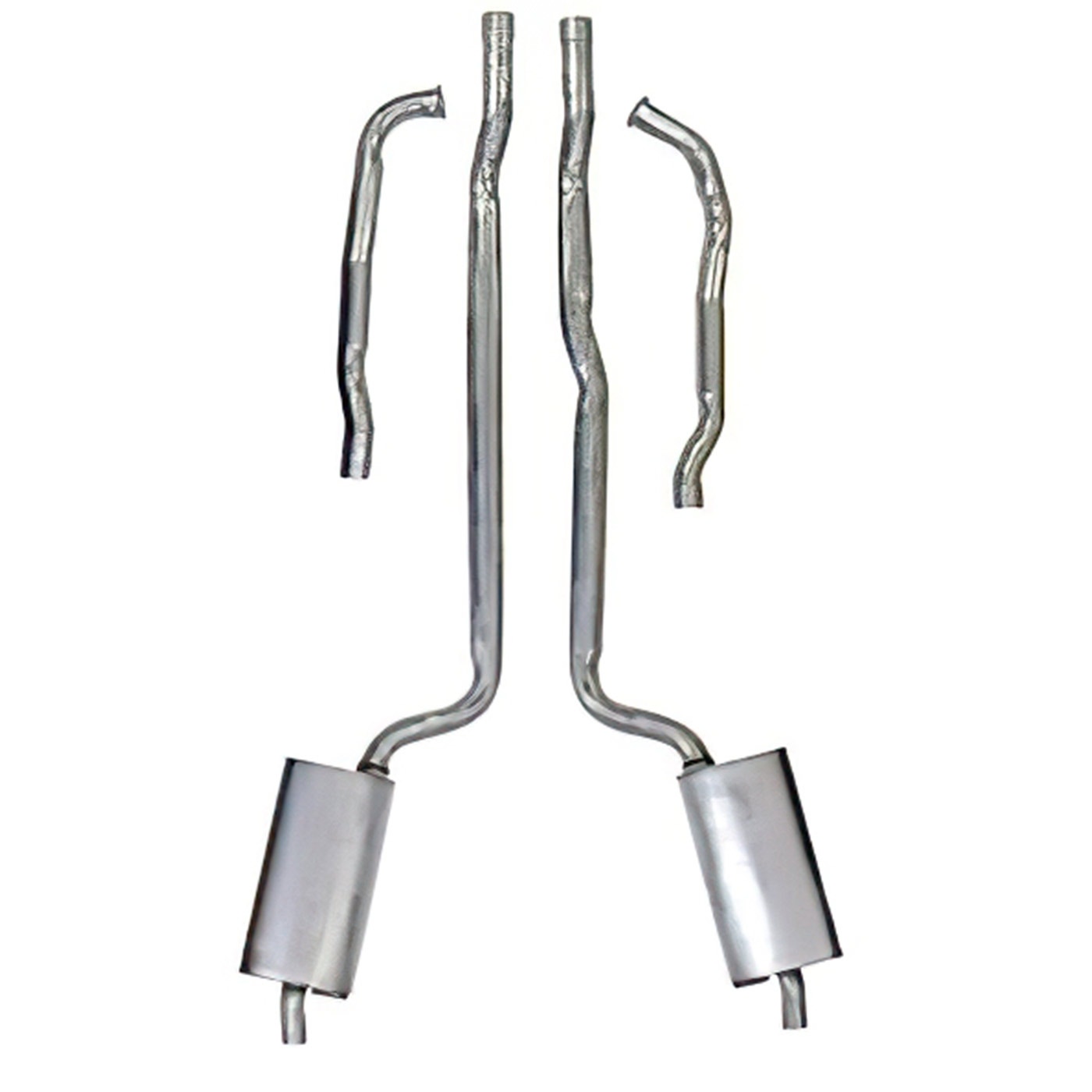 322642 65-67 396/427 Handmatig 2 1/2 inch gelast uitlaatsysteem