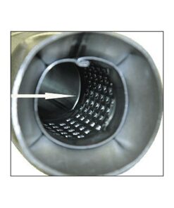 322115 63-65 327 2 1/2 inch zij-uitlaatdempers (koolstofstaal met origineel geluid)