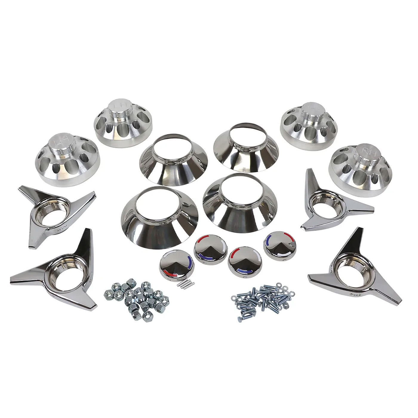 642263 63-64 Direct Bolt Knock-Off wielset (replica) en bandenpakket (selecteer bandenpakket) - H-167.205ACR1W - Afbeelding 2