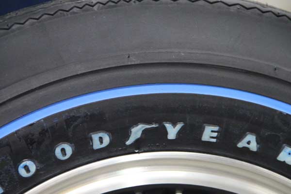 642033 65-67 775-15 Goodyear Speedway Blue Streak-band - Afbeelding 5