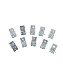432010 63-67 Hard Top Rear Window Lower Molding Clips (Car Set)