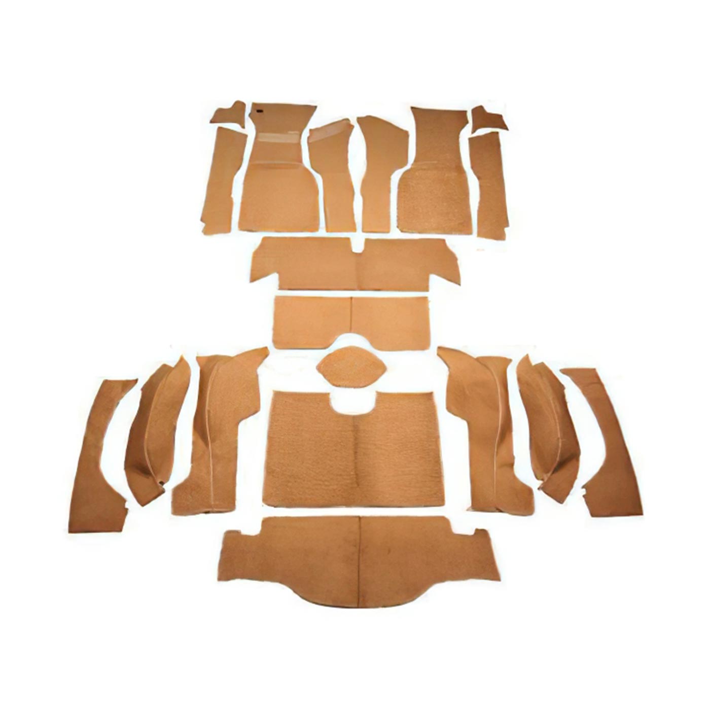 132135-14 64 Cpe volledige tapijtset (polyback) - I-585.20
