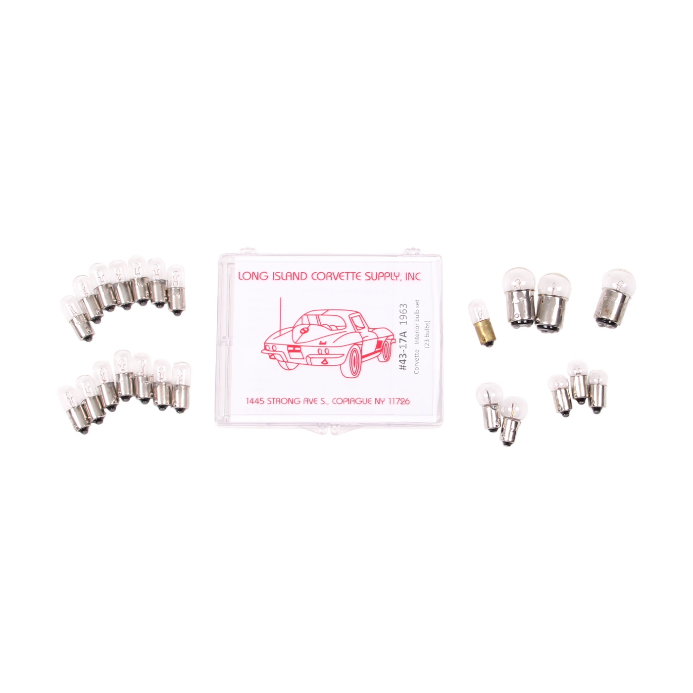 662301 63 Interior Light Bulb Kit & Storage Case