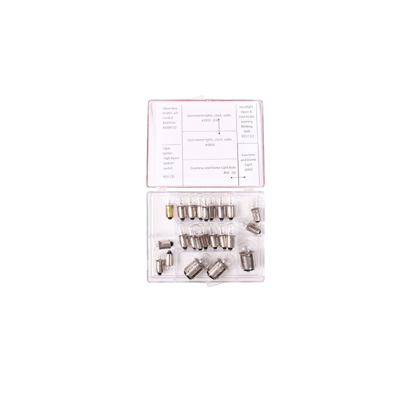 662301 63 Interior Light Bulb Kit & Storage Case - Afbeelding 3