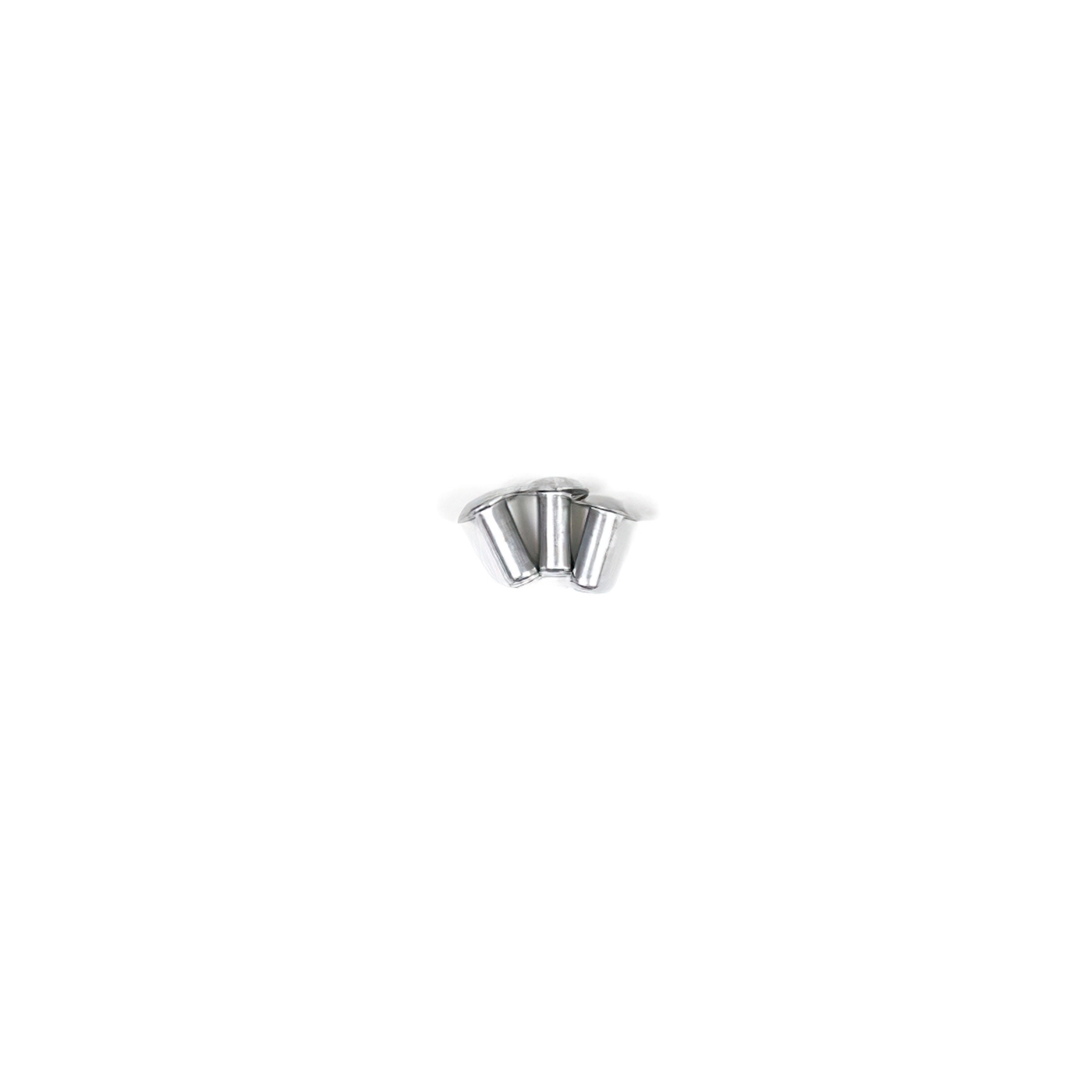 652011 63-67 w/AC Windshield Washer Bag Bracket Rivets - Afbeelding 2