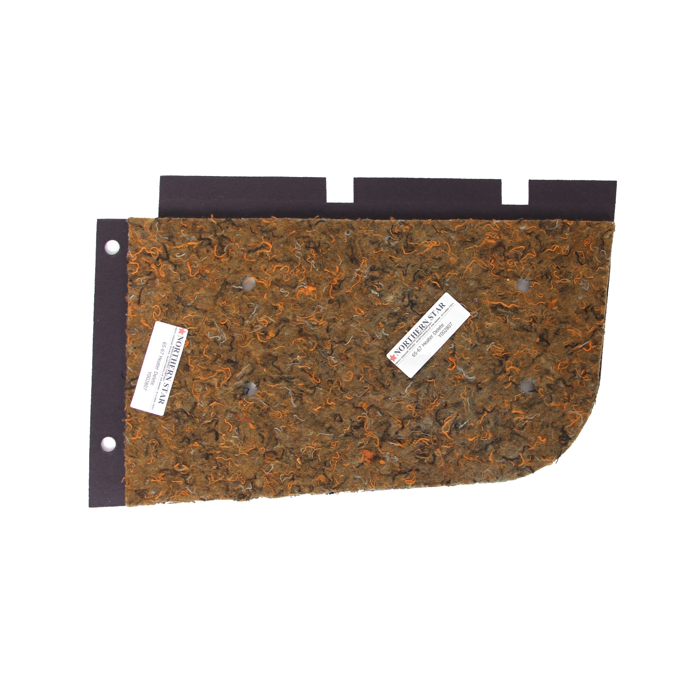 482050 65-67 Firewall Insulation Heater Delete Insert - Afbeelding 2