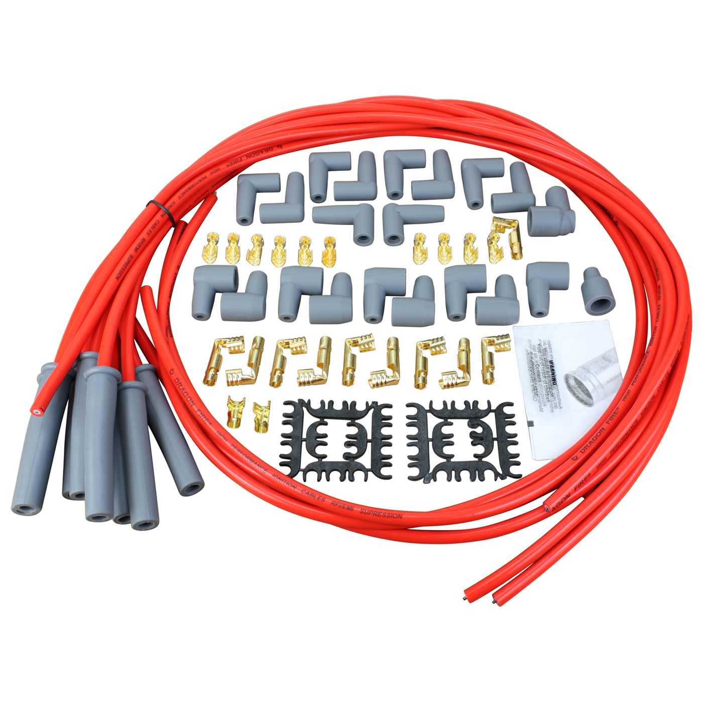 271068-03 56-91 Dragon Fire Sport 8,5 mm bougiekabelset met 180 laarzen - M-4305.RD