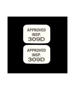 262805 63 #309D sticker voor ventilatormotor