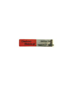 262040 64-71 Transistor Ignition Coil Sticker