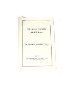 262651 65-67 AM/FM-radio-instructieblad