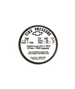 262311 66 Bandenspanningsticker