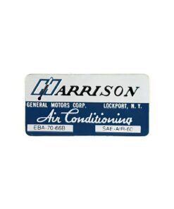 262112 66 Air Condition Heat Exchanger Decal