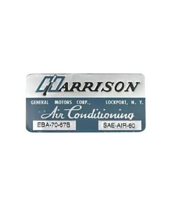 262113 67 Air Condition Heat Exchanger Decal