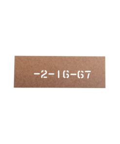 182097 67 Chassis Date Stencil (Info Needed)