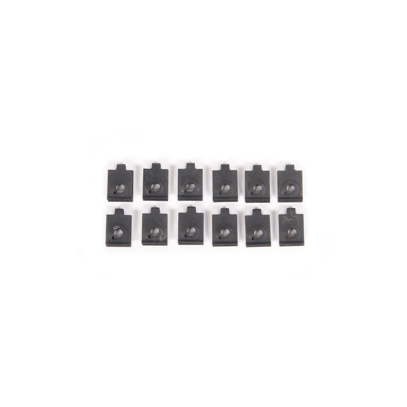 342093 63-67 Rocker Molding & Side Exhaust Upper Trim Retainer U-Nuts (12 pcs)