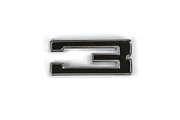 292066 "3" Individual Numeral - T-480.WT