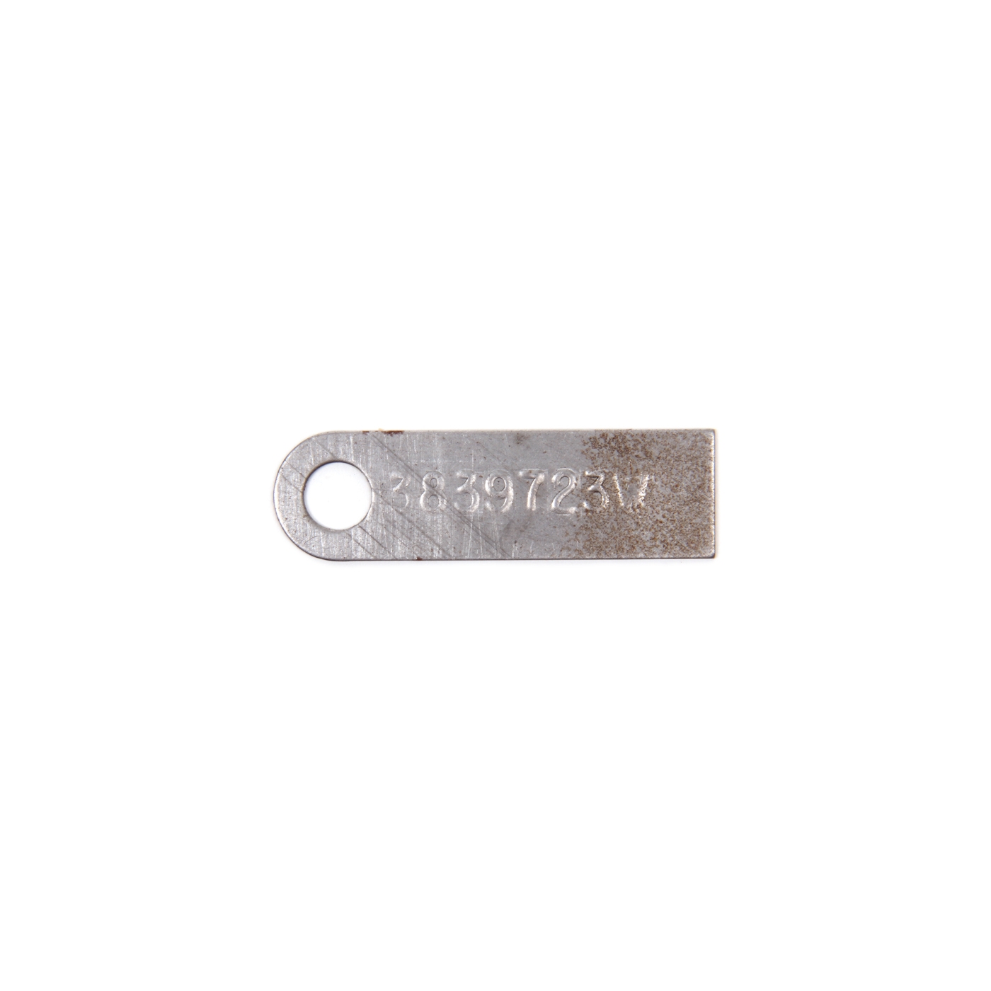 532029 63E Borg Warner T-10 transmissie-ID-tag #3839723W