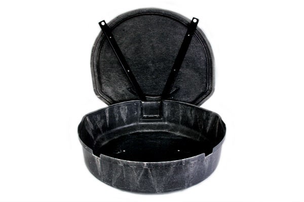 552001 64-67 Spare Tire Carrier Assembly (Original Style Press Molded)