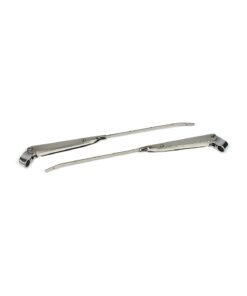 652067 63-65 Reproduction Windshield Wiper Arms (Bright Finish)