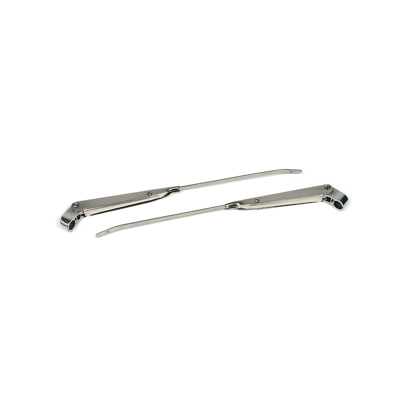 652067 63-65 Reproduction Windshield Wiper Arms (Bright Finish)