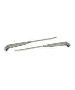 652110 66-67 Reproduction Windshield Wiper Arms (Satin Finish)
