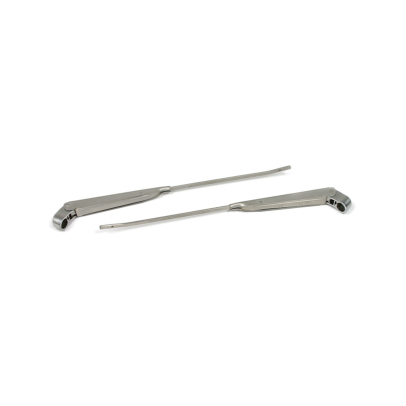 652110 66-67 Reproduction Windshield Wiper Arms (Satin Finish)