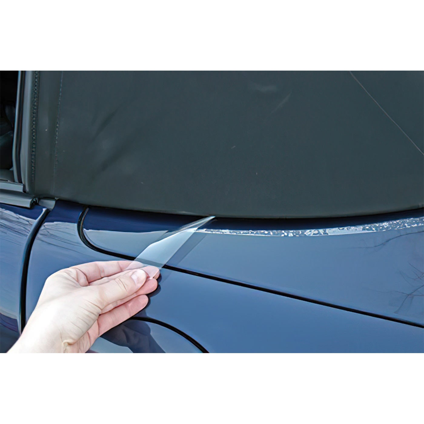 546088 05-13 achterklep Protector - cabrioletkap / cabrio Top transparant - 2 delen