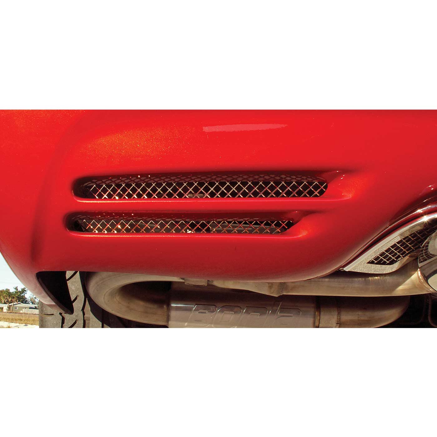 335202 97-04 Laser Mesh Roestvrij achterbumpers