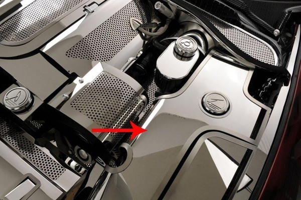 305389 97-04 Auto Roestvrij voorruit Wasmachine Tank Cover