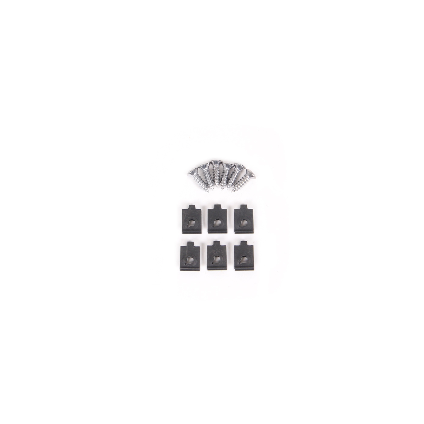 342124 63-65 Exhaust Bezel Mount Screws & U-nuts
